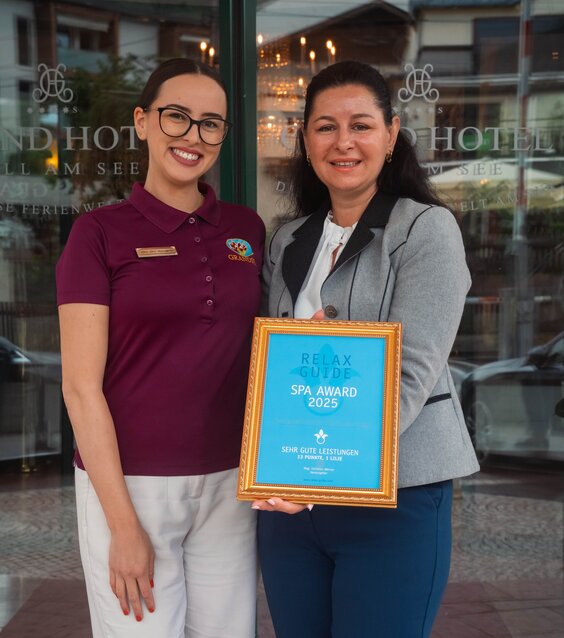 Awarded by the RELAX Guide 2025