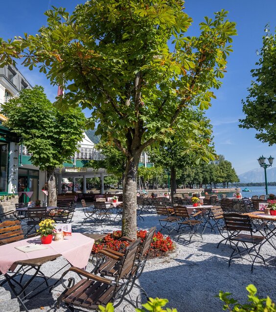 Chestnut Tree Beer Garden by the Lake